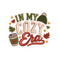 In My Cozy Era Beanie & Coffee Embroidery Design - Fall Winter Slogan SG31072609
