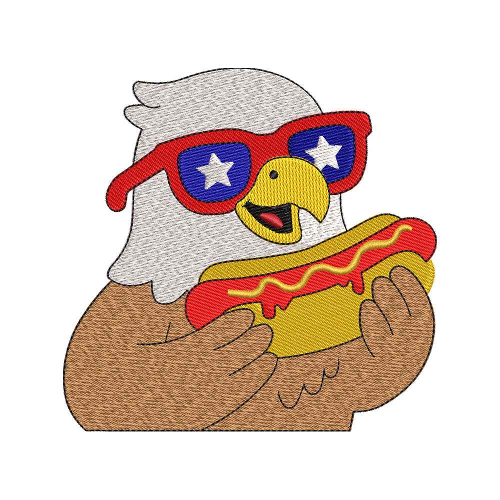 Funny Eagle Embroidery Design - SG05042611