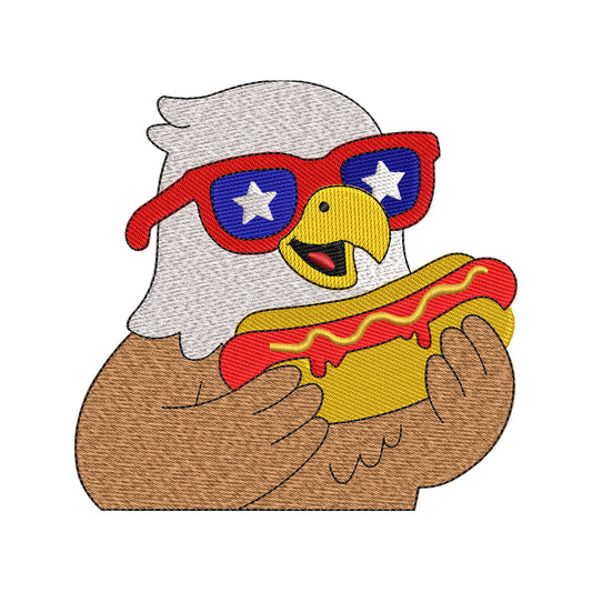 Funny Eagle Embroidery Design - SG05042611