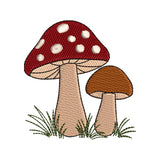Mini Autumn Woodland Mushrooms Machine Embroidery Design File - SG05092603
