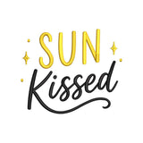 Sun Kissed Embroidery Design Summer Quote - SG06052605