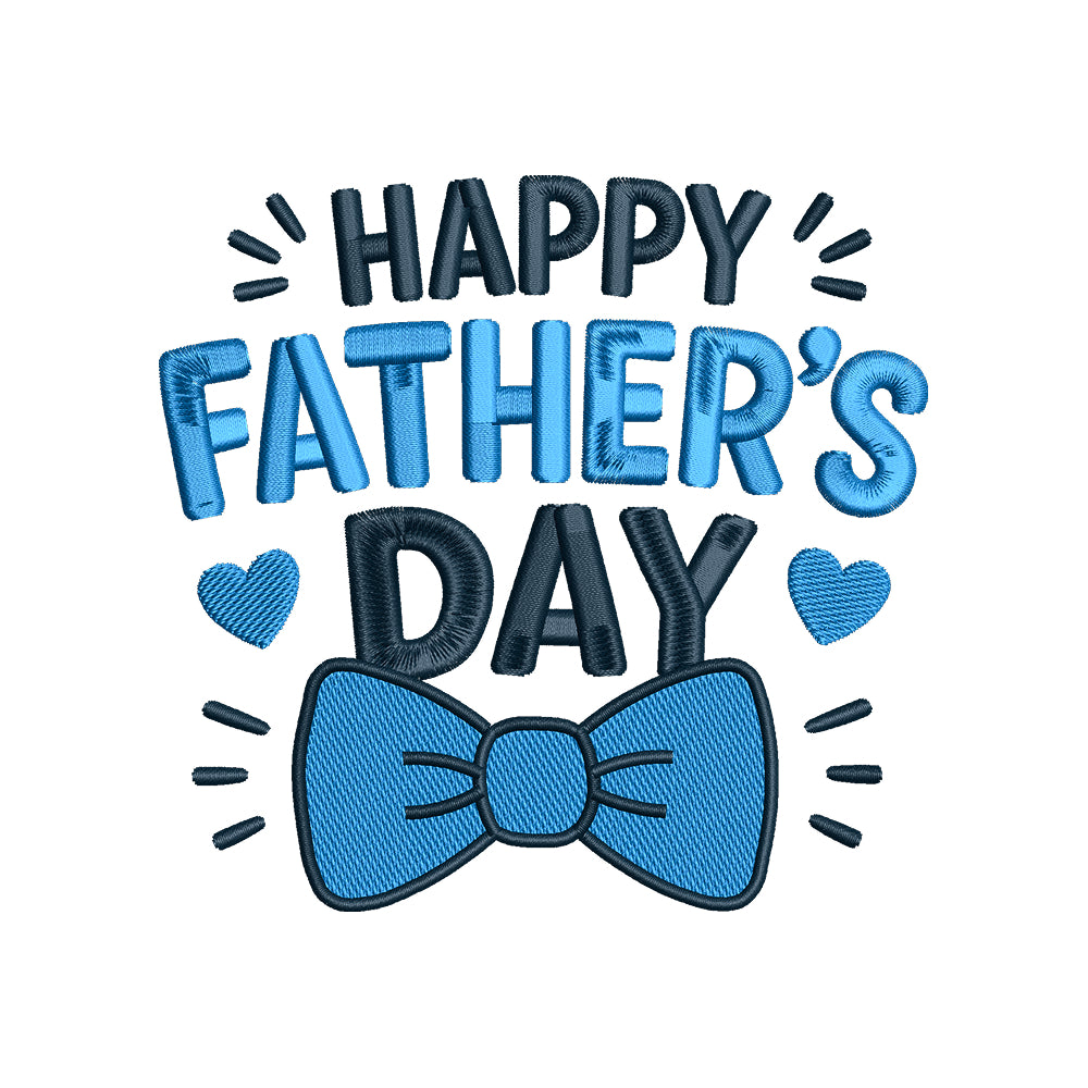 Happy Father’s Day Embroidery Design Father’s Day Quote - SG06052609