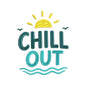 Chill Out Summer Quote Embroidery Design Beach - SG06052611
