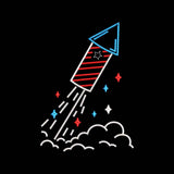 Patriotic Firework Rocket Embroidery Design 4th of July Independence Day USA - SG06062604