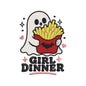 Ghost Fries Embroidery Design Cute Halloween Fast Food Character - SG08062610