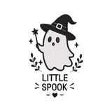 Little Spook Witch Hat Ghost Embroidery Design - Cute Halloween Baby Motif SG31072631