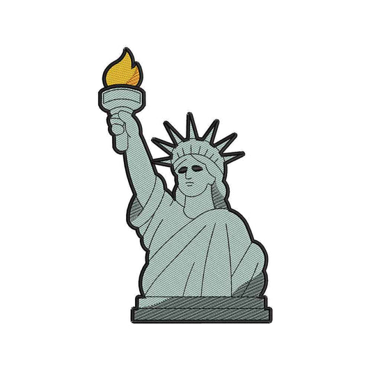Statue of Liberty Embroidery Design Patriotic 4th of July - SG09052606