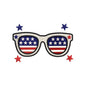 Patriotic Sunglasses Embroidery Design 4th of July - SG09052608