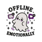 Offline Emotionally Embroidery Design Funny Halloween Ghost Quote Machine - SG09062601