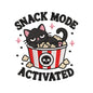 Snack Mode Activated Cat Embroidery Design Black Cat Popcorn Movie Night Cute Halloween - SG09062603