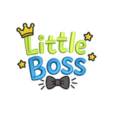 Little Boss Crown Embroidery Design - Cute Baby Boy Motif SG31072641