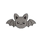 Mini Halloween Cute Bat Embroidery Design | Kawaii Bat Machine Embroidery Pattern - SG11072602