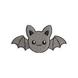Mini Halloween Cute Bat Embroidery Design | Kawaii Bat Machine Embroidery Pattern - SG11072602
