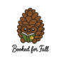 Booked for Fall Embroidery Design | Cute Pinecone Reading Book Autumn Machine Embroidery Pattern - SG11072614