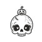 Halloween Skull with Pumpkin Embroidery Designs - SG11092607