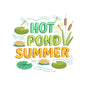 Hot Pond Summer Nature Embroidery Design – SG12042603