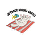 Outdoor Dining Critic Cat Animal Quote Summer Embroidery Design - SG12042605