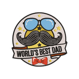 World’s Best Dad Father’s Day Quote Embroidery Design – SG12042613