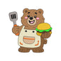 Father’s Day Cute Dad Bear BBQ Embroidery Design - SG12042618