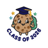 Class of 2026 Cookie Graduate Back To School Embroidery Design - SG12042632