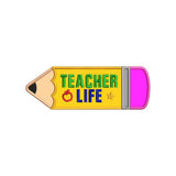 Teacher Life Pencil Applique Back To School Embroidery Design - SG12042635