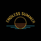Endless Summer Embroidery Design Retro Sunset Beach Vacation Quote - SG12062603