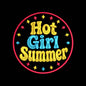 Hot Girl Summer Embroidery Design Summer Quote Typography Badge - SG12062605