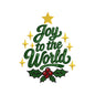 Joy To The World Christmas Typography Machine Embroidery Design File - SG12092601