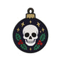 Gothic Christmas Skull Bauble Ornament Machine Embroidery Design File - SG12092602