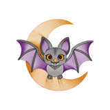 Ripple Halloween Bat  Machine Embroidery Designs - SG12092605