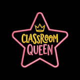 Classroom Queen Star Embroidery Design Back To School Teacher - SG13042613