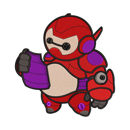 Armored Baymax Embroidery Design - SG130515