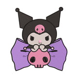 Kuromi with Pink Skull Embroidery Design - SG130543