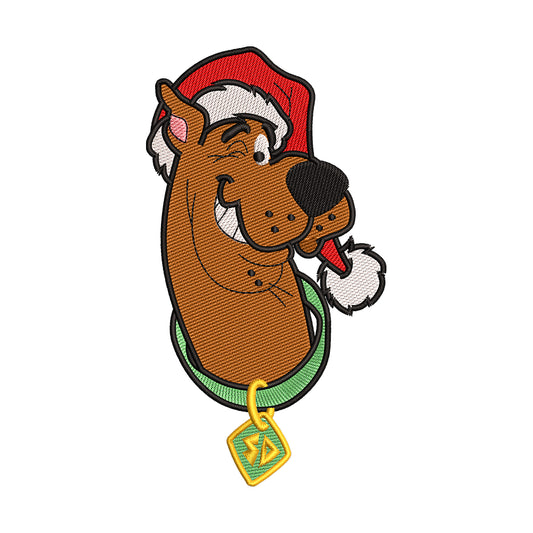 Christmas Scooby-Doo Embroidery Design - SG130550
