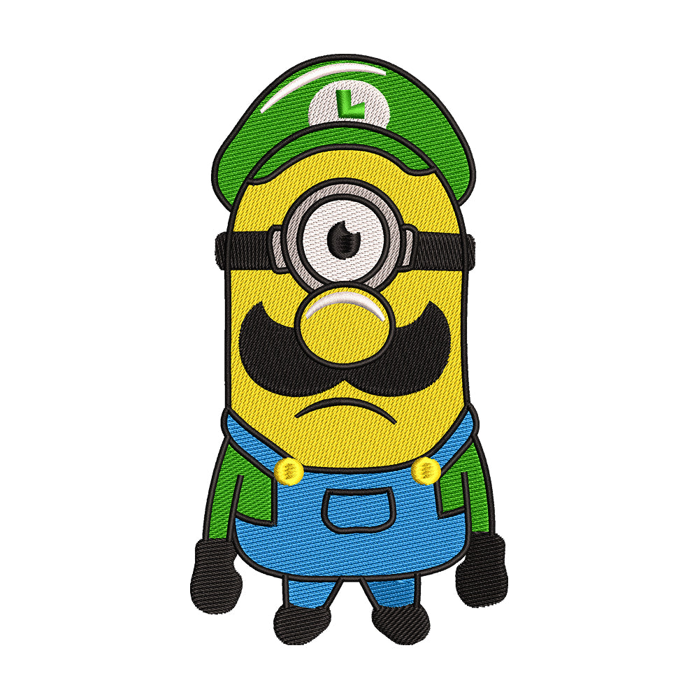 Minion as Luigi Embroidery Design - SG130560
