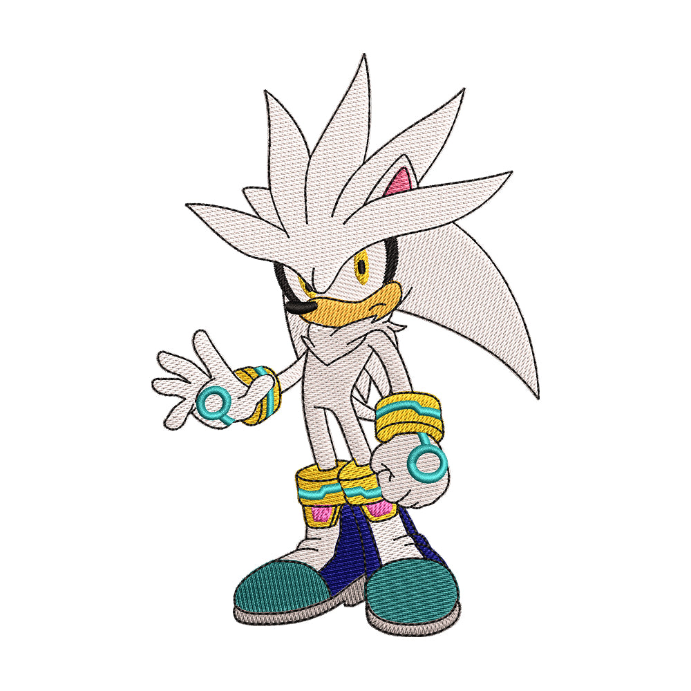 Silver the Hedgehog Embroidery Design - SG130561