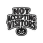 Not Accepting Visitors Halloween Embroidery Design | Funny Spooky Pumpkin Quote Machine Embroidery Pattern - SG13062605