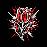 Fall Tulip Sketch Embroidery Design | Modern Autumn Floral Machine Embroidery Pattern - SG13072602