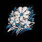 Fall Daisy Bouquet Embroidery Design | Modern Autumn Floral Machine Embroidery Pattern - SG13072603