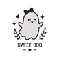 Sweet Boo Ghost With Bow Embroidery Design - Cute Coquette Halloween Motif SG31072650