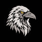 Gothic Raven Embroidery Design - Witchy Crow Profile Motif SG31072655