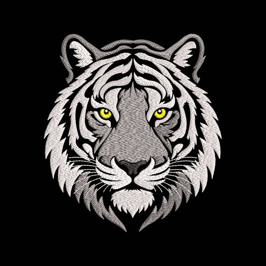 Fierce Tiger Head Embroidery Design - Powerful Animal Motif SG31072656