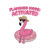 Flamingo Mode Activated Summer Vacation Quote Embroidery Design – SG16042608