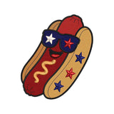 Patriotic Hot Dog Embroidery Design 4th of July Independence Day - SG16052614