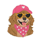 Cute Fluffy Dog Embroidery Design For Machine - SG16102601