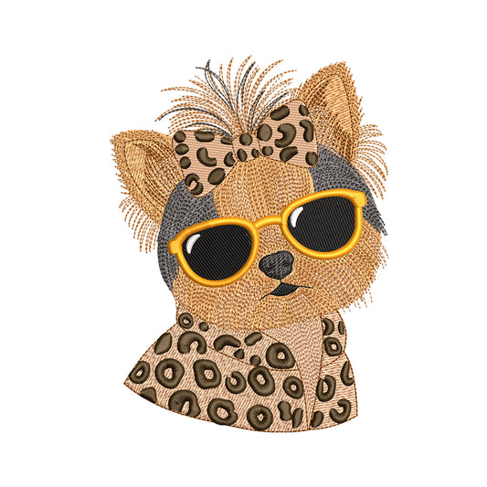 Yorkshire Terrier Dog Embroidery Design For Machine - SG16102602