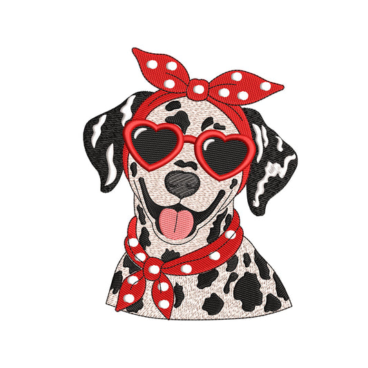 Cute Dalmatian Dog Embroidery Design For Machine - SG16102603