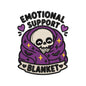 Halloween Emotional Support Blanket Embroidery Design | Cute Skeleton Cozy Blanket Machine Embroidery Pattern - SG17062611