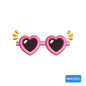 Heart Sunglasses Mini Embroidery Design Cute Summer Glasses Motif - SG18052601