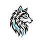 Fierce Blue Eye Husky Embroidery Design - Graphic Canine Motif SG31072673